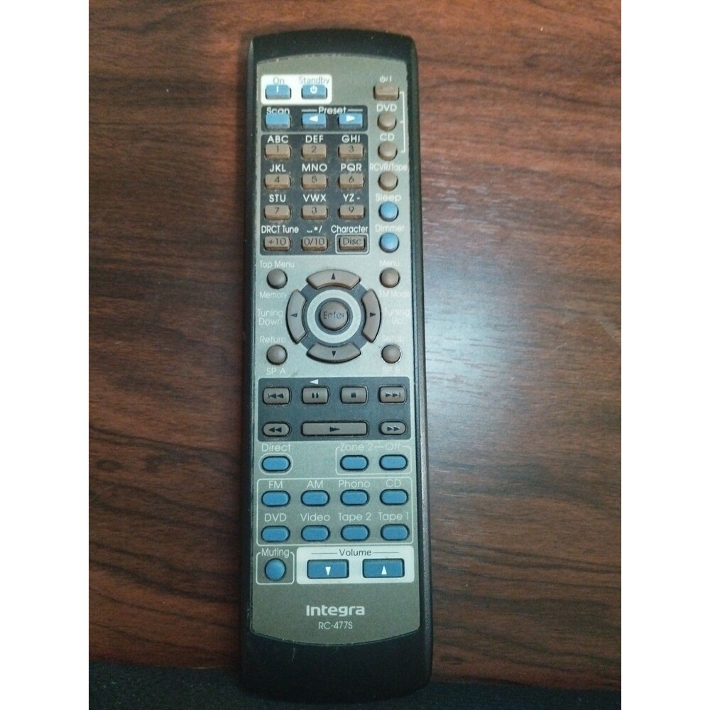 Genuine Integra RC-477S A/V Receiver Remote Control - Tested & Works